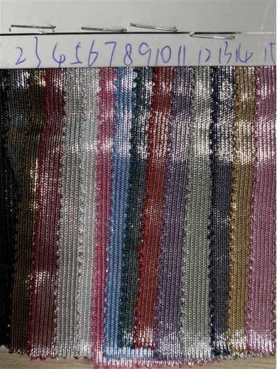 GZ-JP  經編閃光布  幅寬：145CM   克重：180g   成分：滌95% 氨綸5% 細節-7